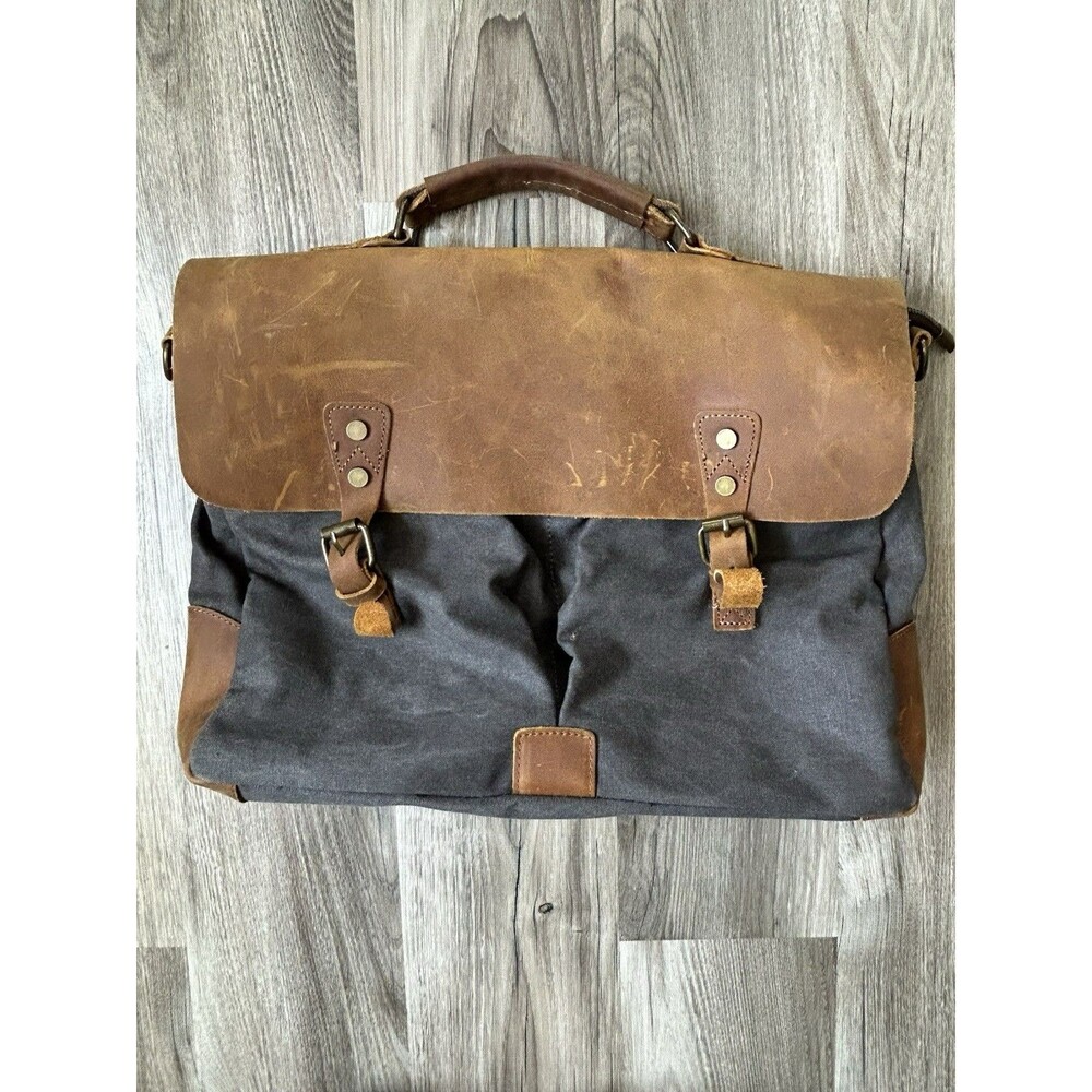Unisex Laptop Briefcase 15.6" Messenger Bag Dark Academia Old Money Satchel